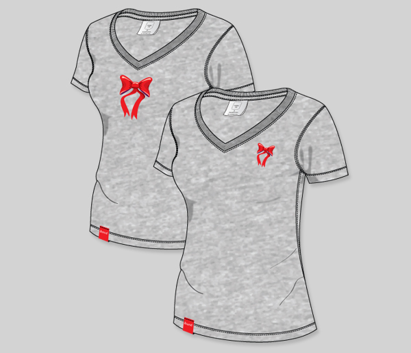 Download How to Design and Create a Woman's V Neck T Shirt