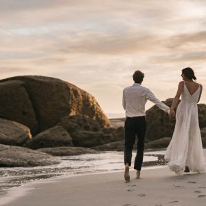 Couple at Romantic Beach Resorts