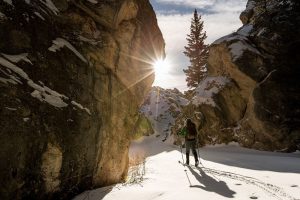 Skiing on a Clear Day