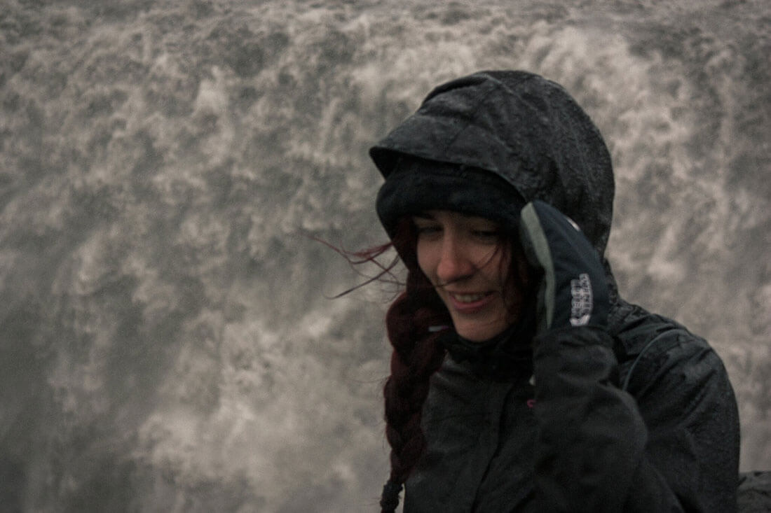 Wear at Dettifoss Waterfall