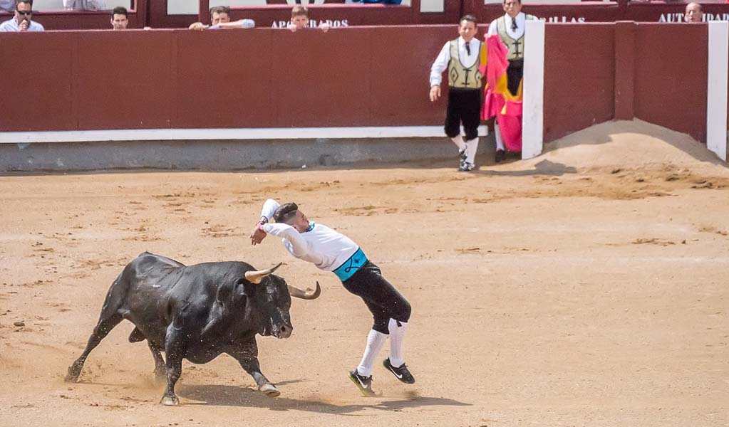 Bullfighting injuries