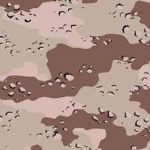 Chocolate chips Camouflage Fabric
