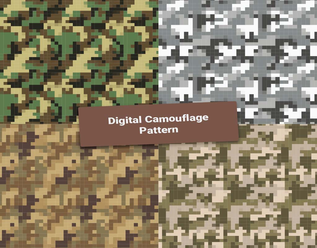 digital camouflage patterns