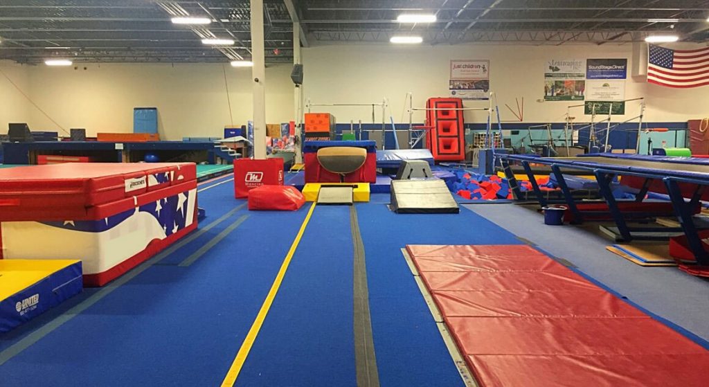 Cleaned Gymnastic Facility