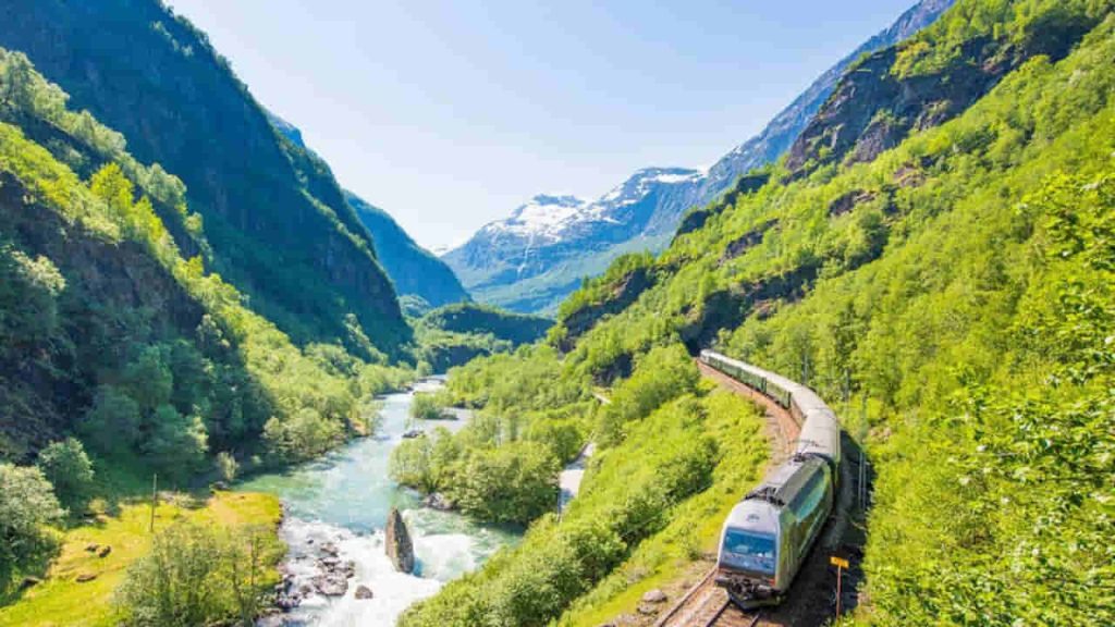 railway on the mountain