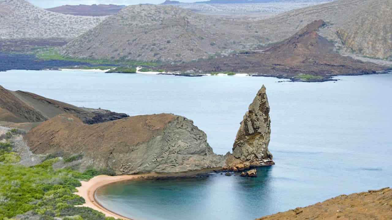 Galápagos wildlife and protected island landscape
