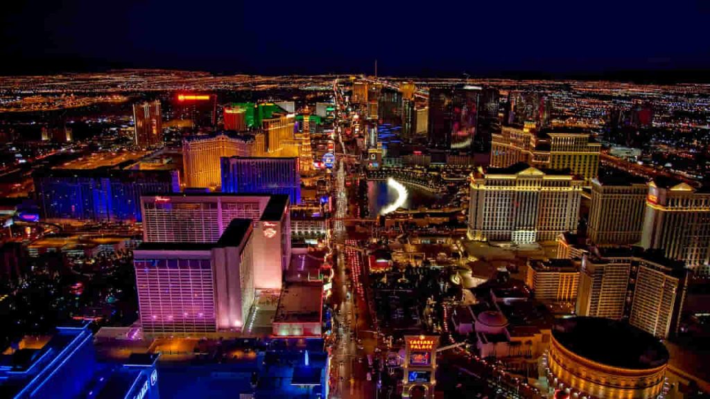 las Vegas evening view