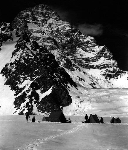 Historic 1909 view of K2 from the west