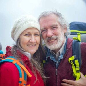 Elderly Man and Woman on Travel adventures