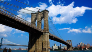 Brooklyn Bridge a globally known historical place of usa