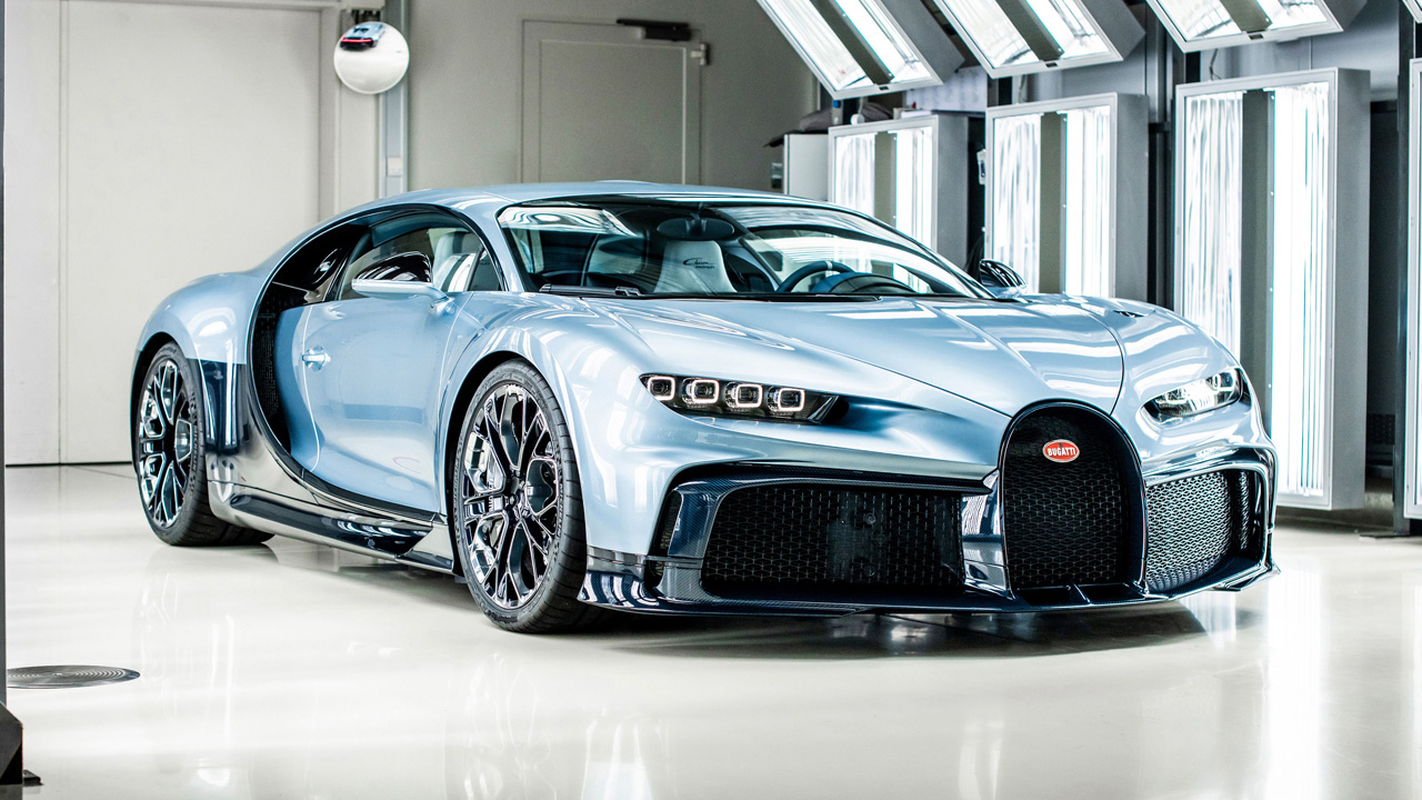 Bugatti Chiron a uniquely designed luxury car