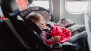 Make Sure Their Car Seats are Airline-Approved while flying with kids