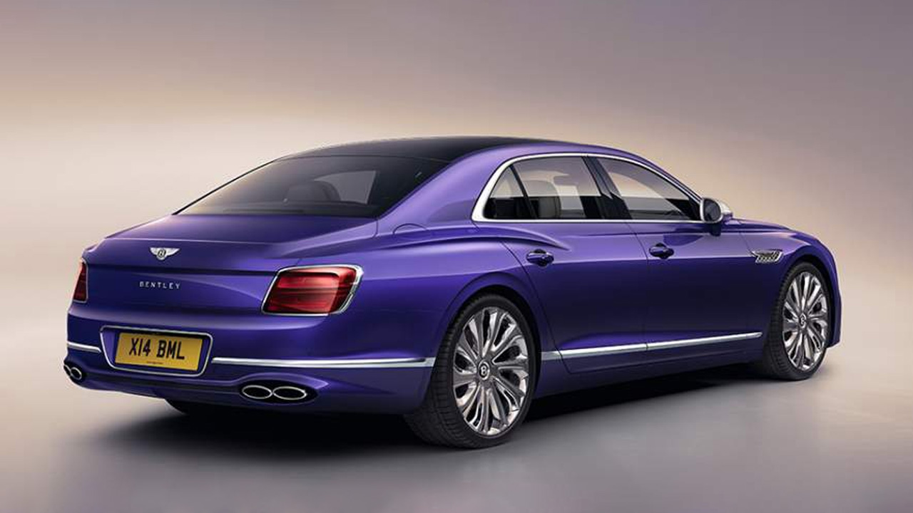 a unique colored Bentley Flying Spur is one of the most luxury cars