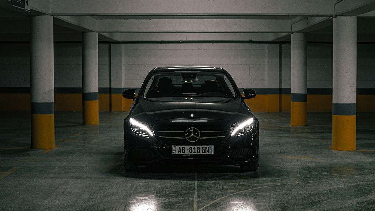 Mercedes-Benz GLE Coupe in parking lot