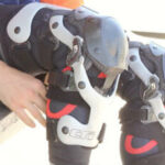 A person wearing a knee brace 