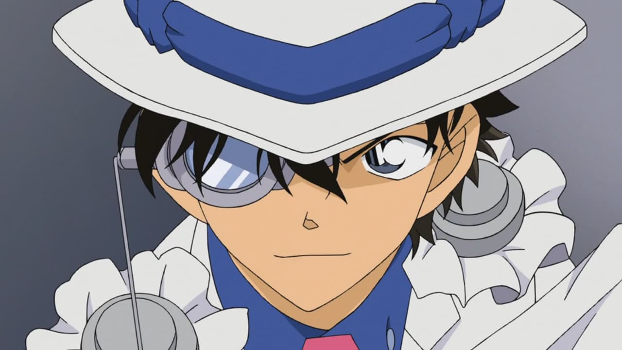 A close-up of Kaitou Kid is one of the coolest and most famous fictional thieves