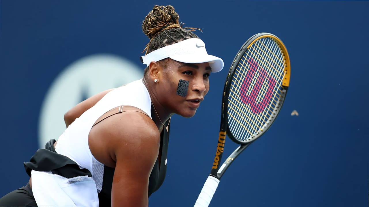 Serena Williams is playing tennis and she is in the list of top women in sports