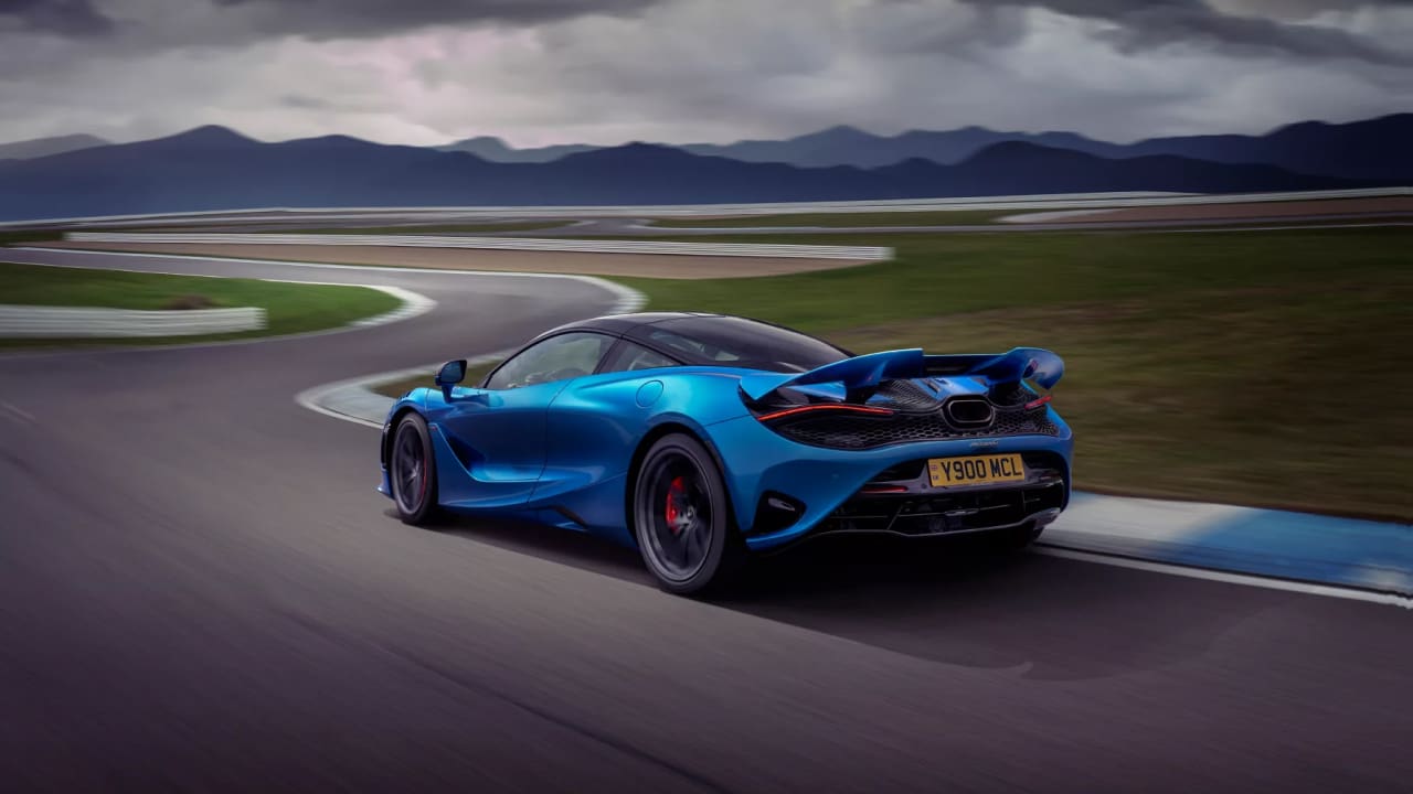 Back view of McLaren Automotive 