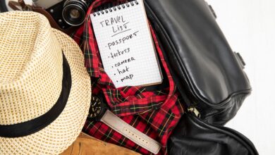 travel packing list
