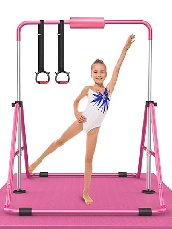 Gymnastic Bars for Kids with Adjustable Height