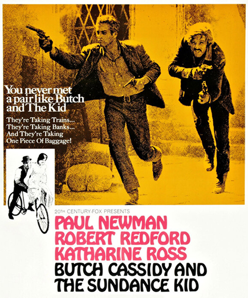 A fim poster of butch cassidy and the sundance kid