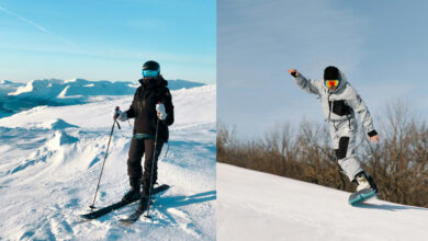 Skiing vs Snowboarding