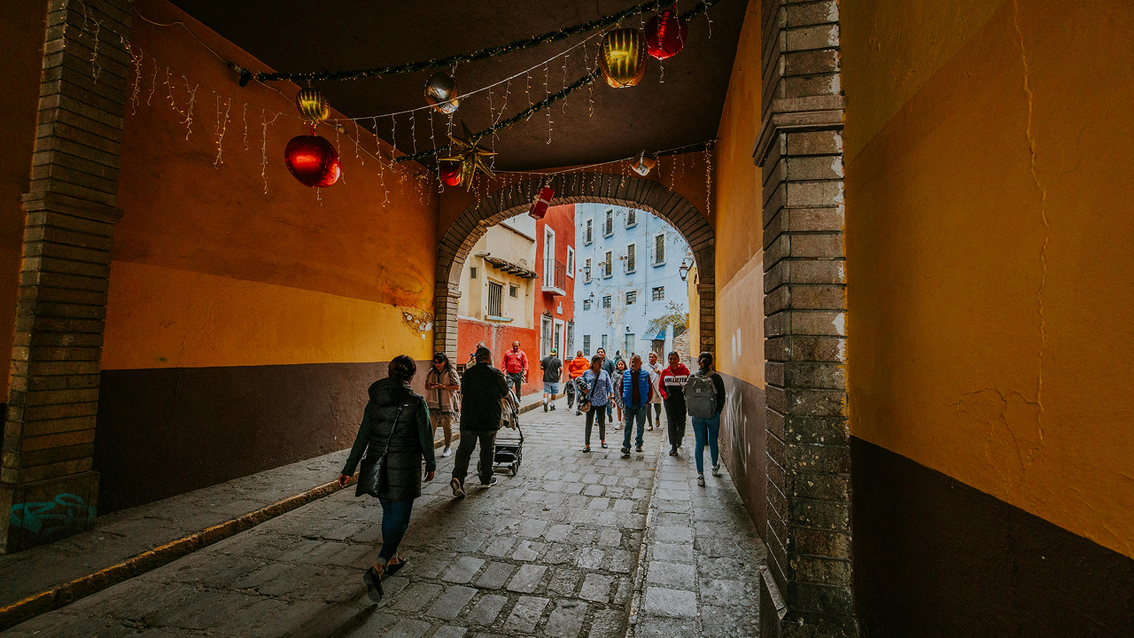People walking in mexico city