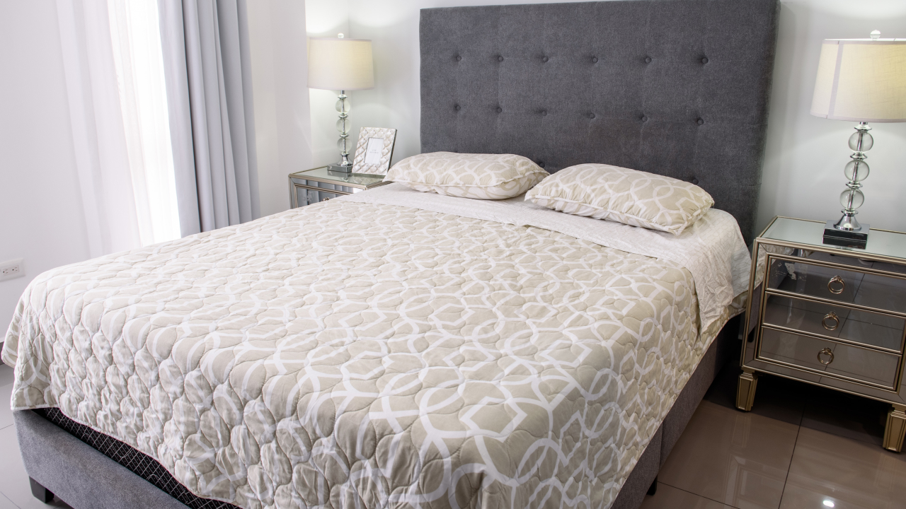 View of a modern bedroom