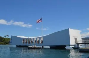 Pearl Harbor island of Oahu