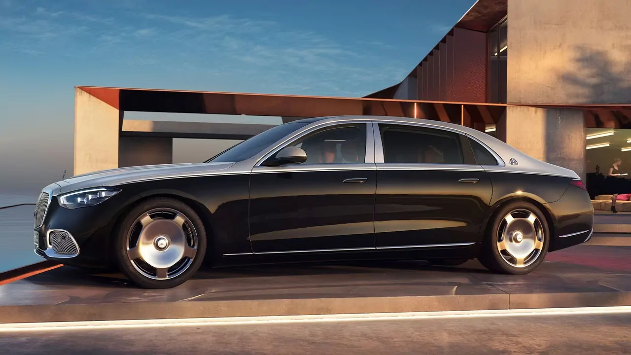 Mercedes-Maybach S-Class is a unique two-toned expensive vehicle
