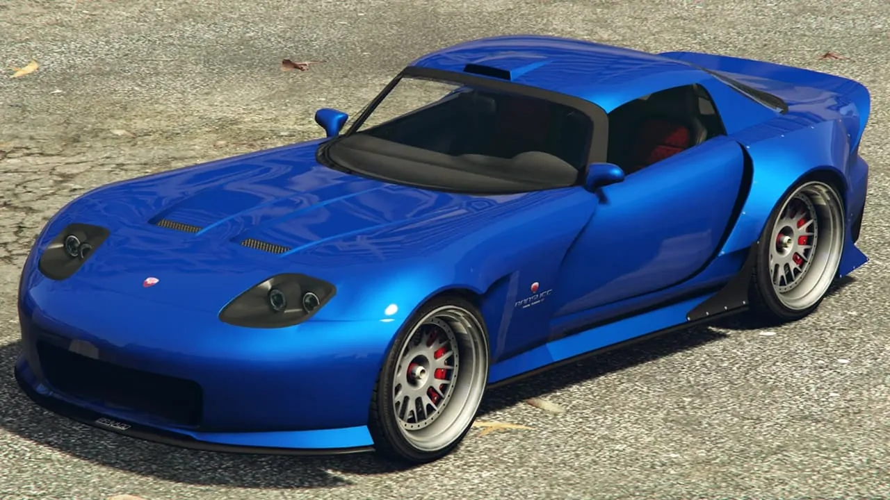 The side view of a Bravado Banshee 900R parked on the road