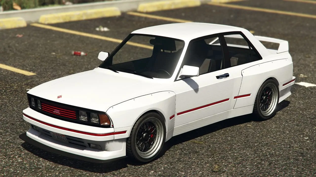 White Ubermacht Sentinel Classic Widebody