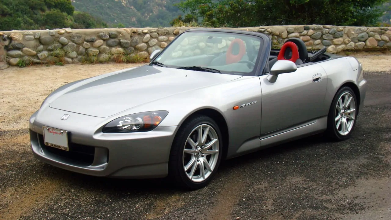 Side view of Honda S2000