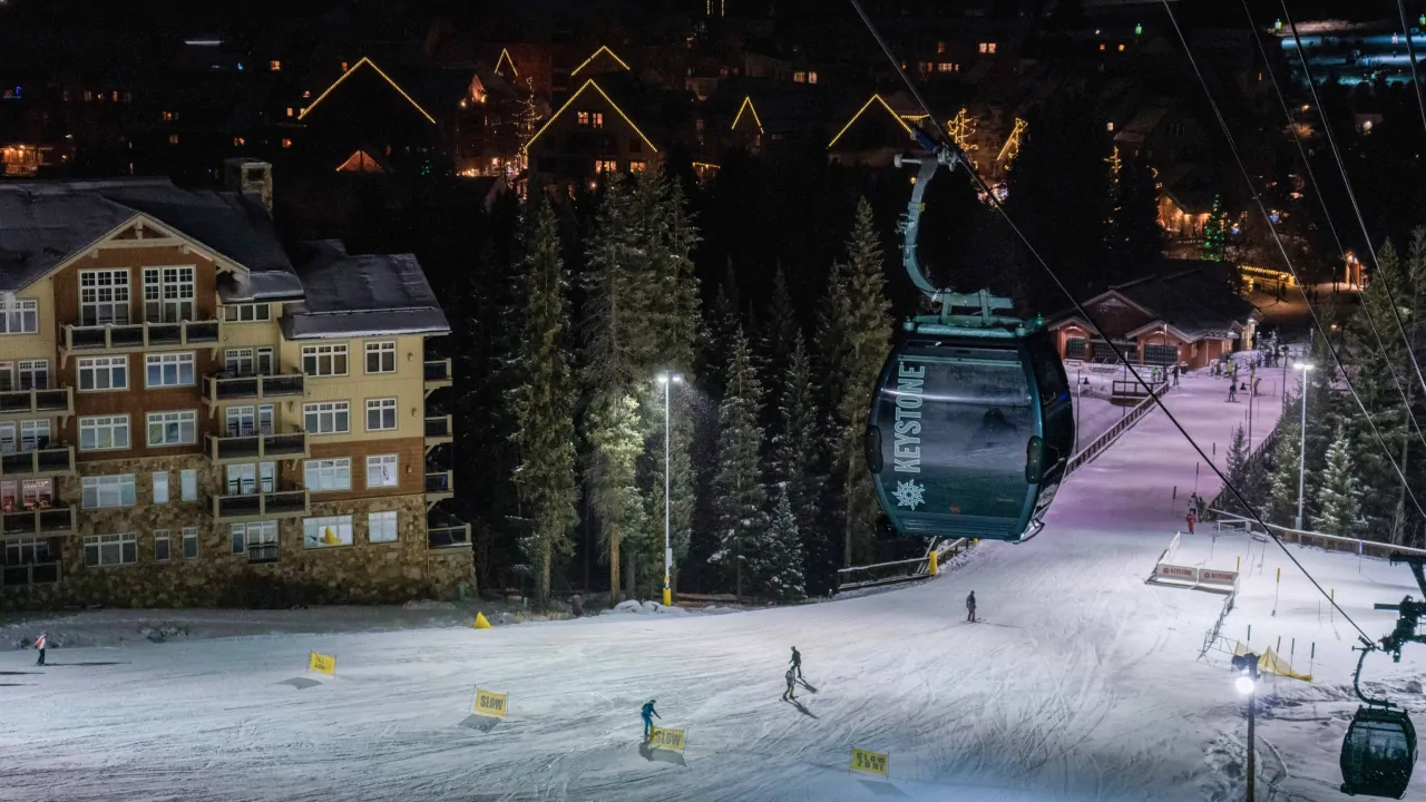 Ski slopes at Keystone Resort in Colorado